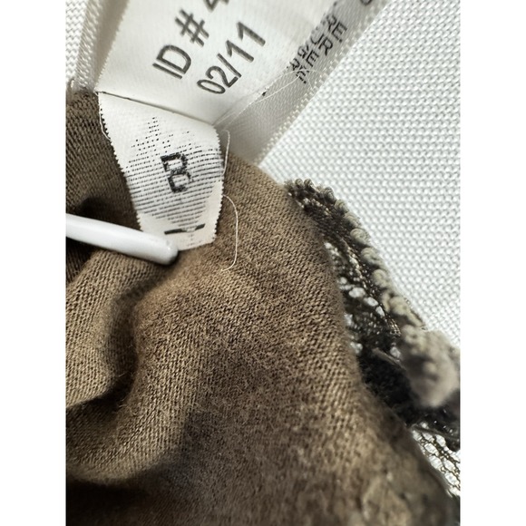 VTG Y2K Cami Top Whimsigoth Express Medium Chocolate Brown Boho Fairy Grunge - Picture 8 of 14